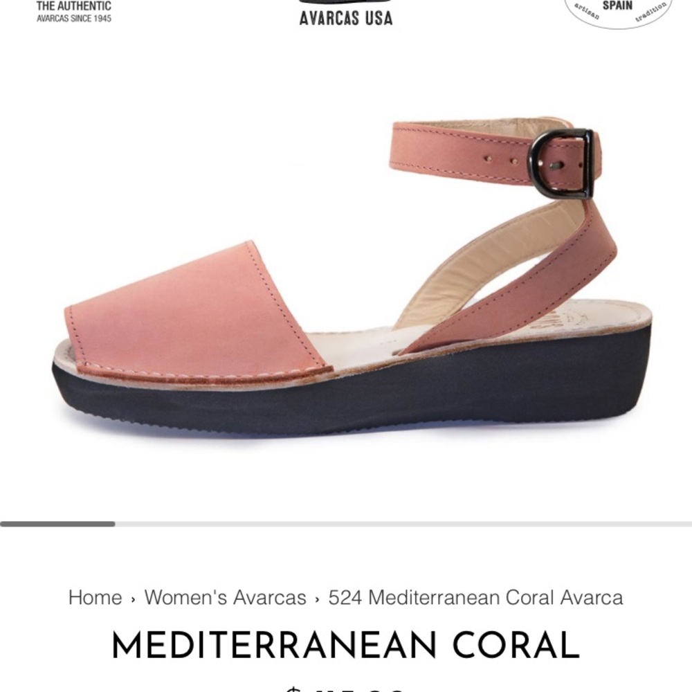 Pons Avarcas Coral Platform Sandal